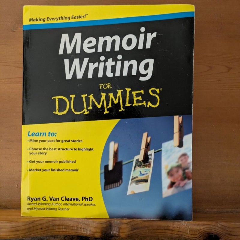 Memoir Writing for Dummies