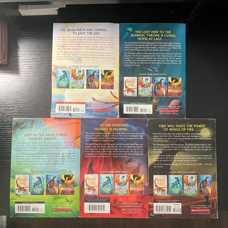 Wings of Fire Series 1-5