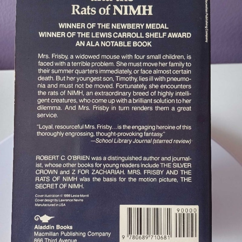 Mrs. Frisby and the Rats of NIMH