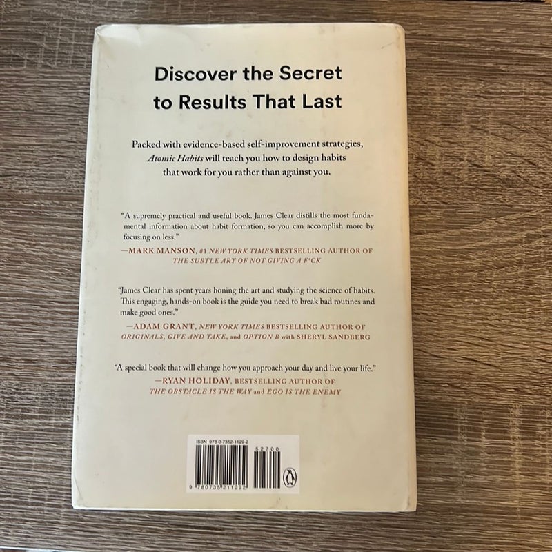 Atomic Habits by James Clear, Hardcover Pangobooks