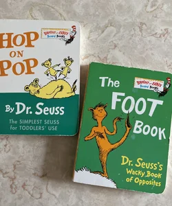 Hop on Pop & Foot Book bundle 