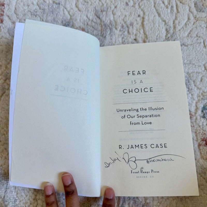 Fear Is a Choice