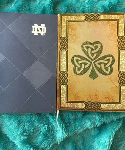 Notre Dame & Celtic Notebook Set (College Ruled and Graph)