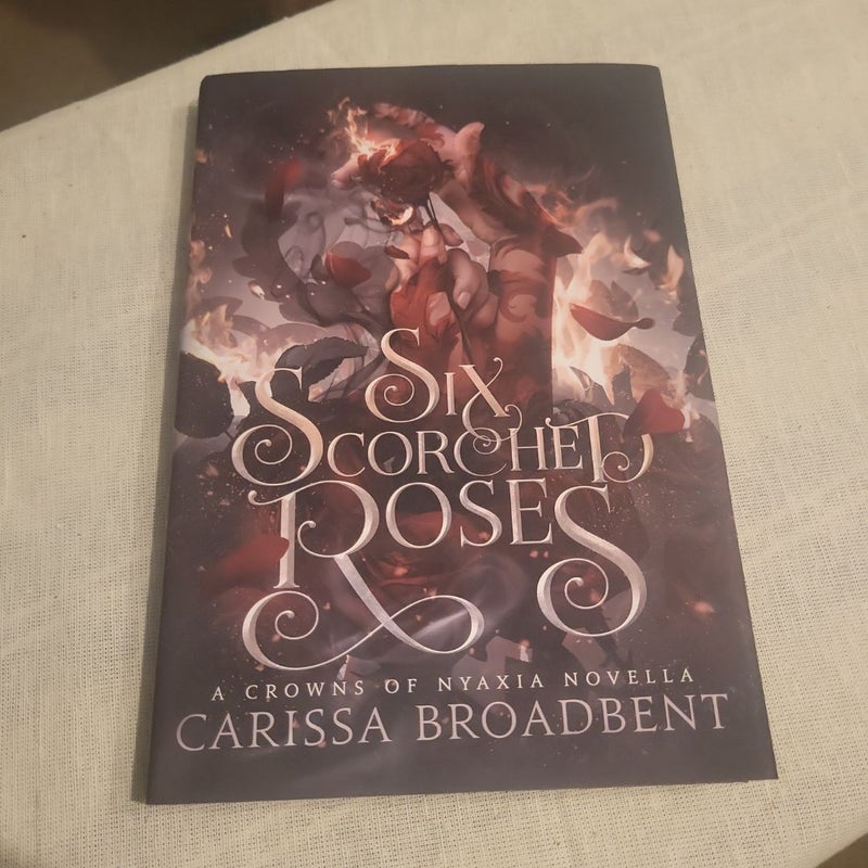 *SIGNED* Six Scorched Roses