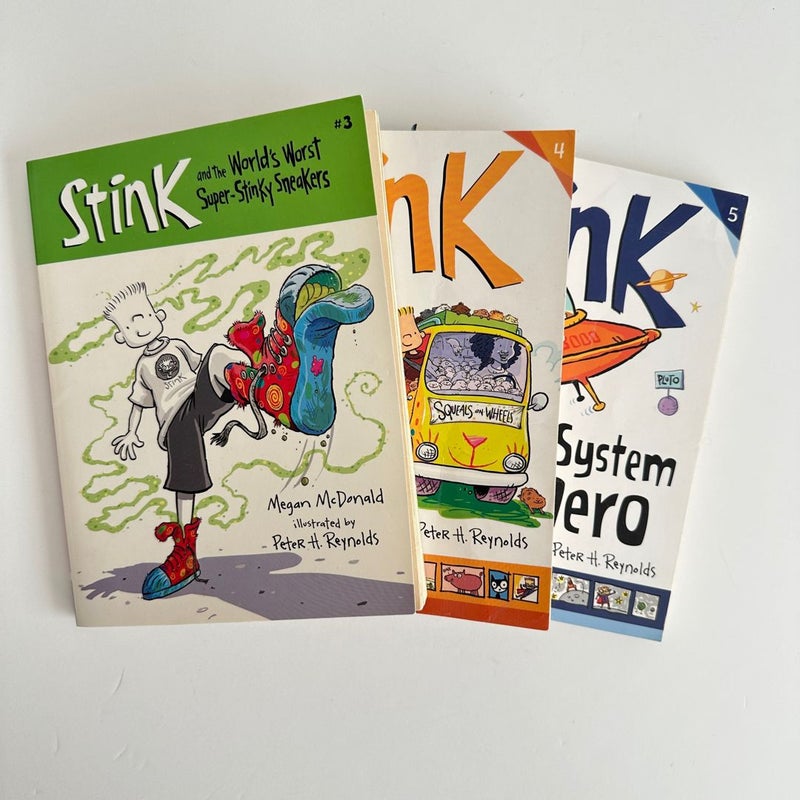 Stink book bundle, 3 books