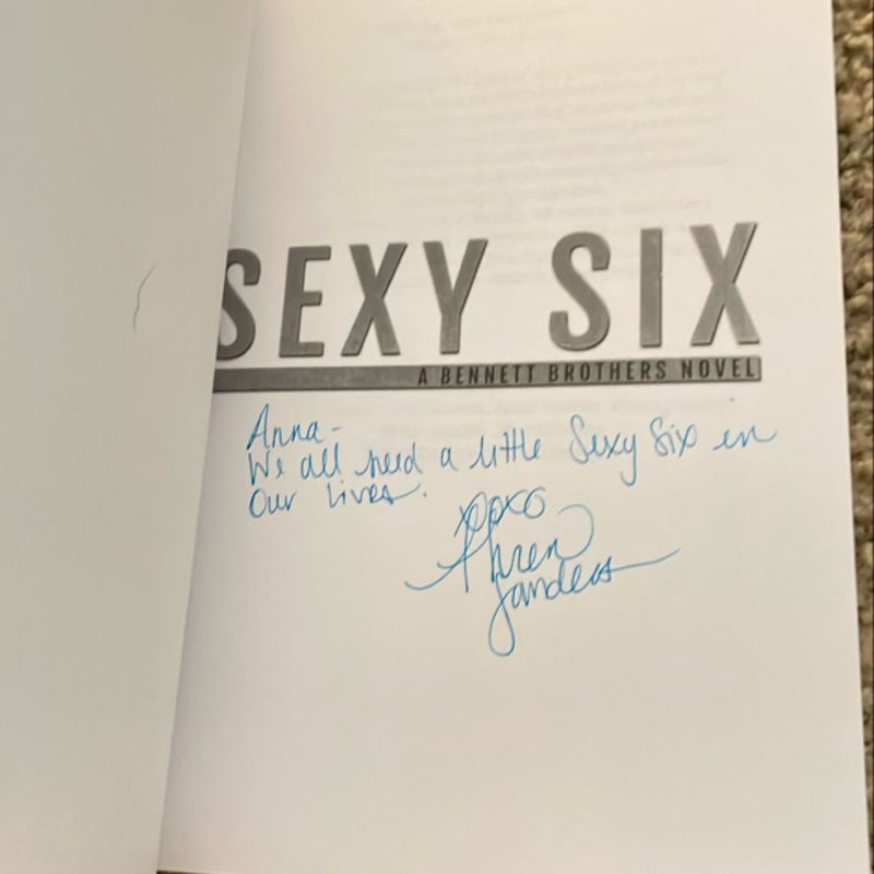 Sexy Six (signed by the author)