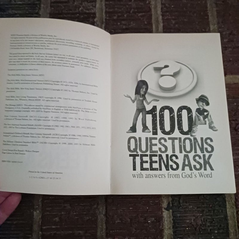 100 Questions Teens Ask