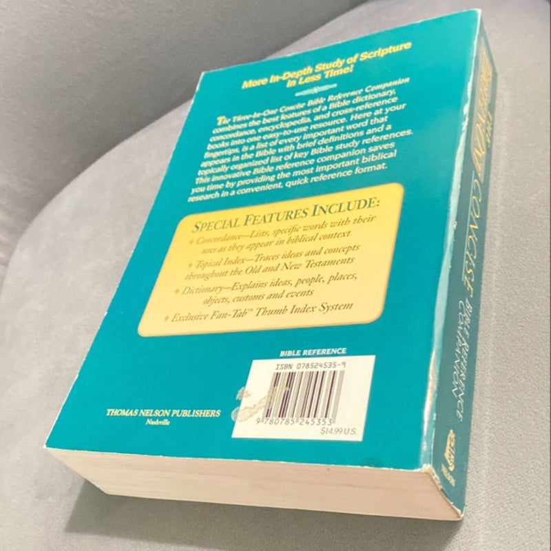 The Three-in-One Concise Bible Reference Companion