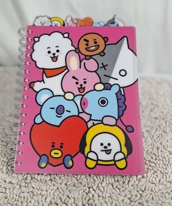 Kpop BT21 Cute Spiral Notebook/ Journal  