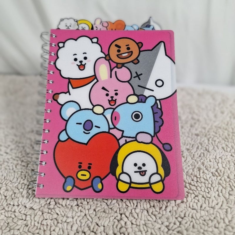 Kpop BT21 Cute Spiral Notebook/ Journal  