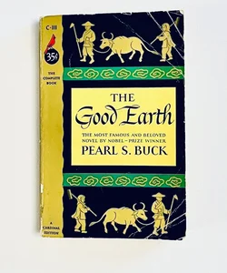 The Good Earth 1963 Pocket Books Cardinal Edition 21st printing