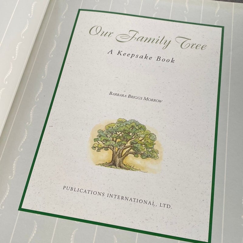 Our Family Tree Keepsake Book