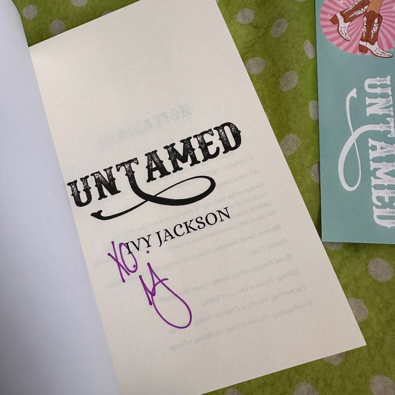 Untamed: a Second Chance Romance (Signed)