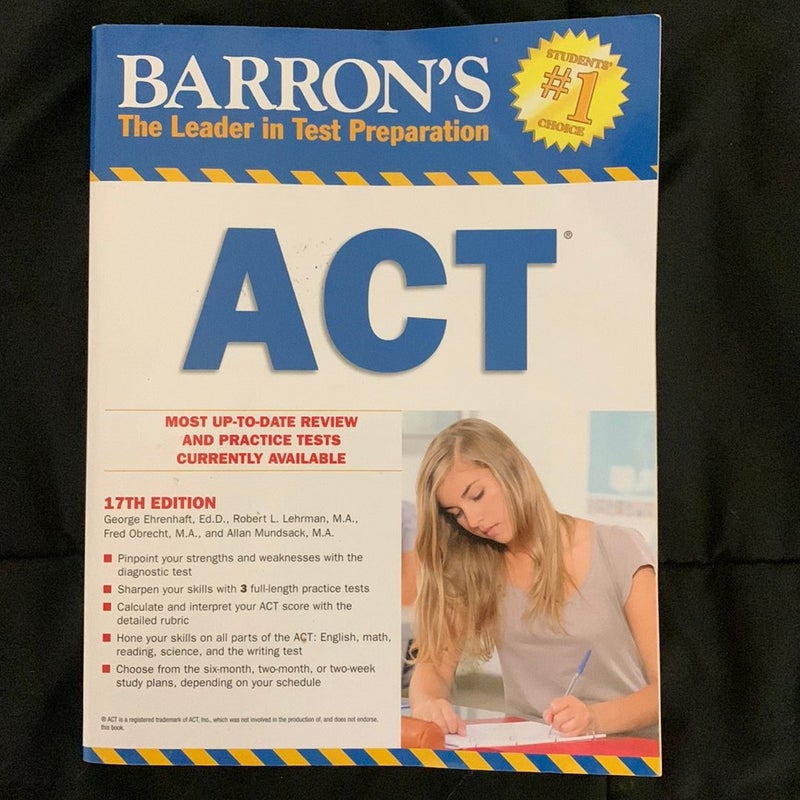 Barron's ACT, 17th Edition