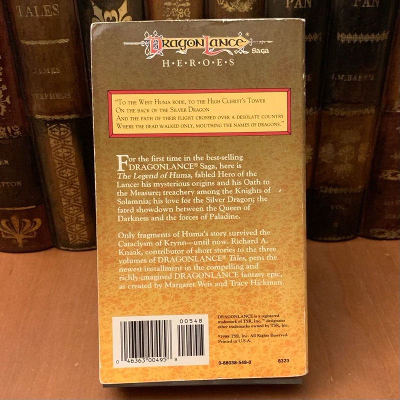 DragonLance: The Legend of Huma, Heroes 1, Reading Copy
