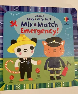 Usborne Baby’s First Mix and Match Emergency! Paper Pie