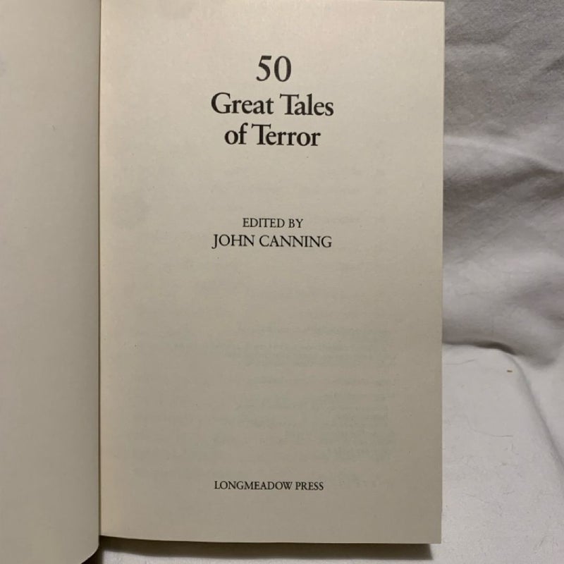 50 Great Tales of Terror (1st ed./1st printing)
