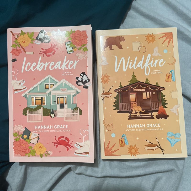 SIGNED IceBreaker & WildfireSpecial Edition by Hannah Grace, Paperback