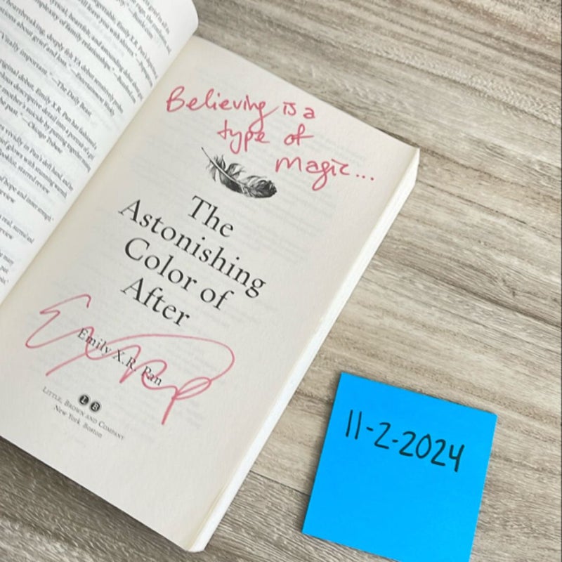 The Astonishing Color of After (Signed Copy)