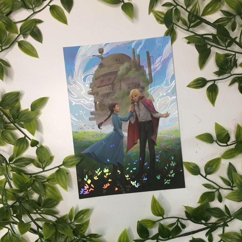 Howl’s Moving Castle & Foiled Art Print FairyLoot Exclusive 