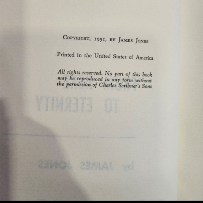 From Here to Eternity 1951 James Jones Hardcover Limited Edition 