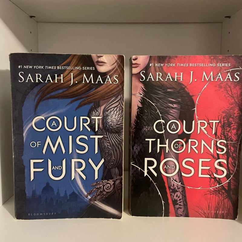 Sarah J. Maas Book Set - A Court of Mist and Fury & A Court of Thorns and Roses