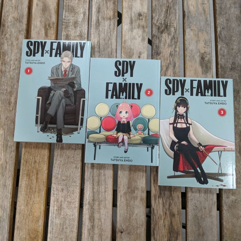 Spy X Family, Vol. 1, 2, & 3