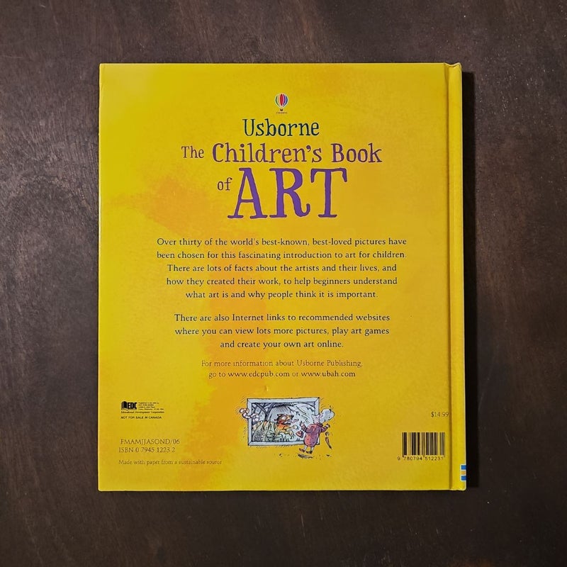 Usborne the Children's Book of Art