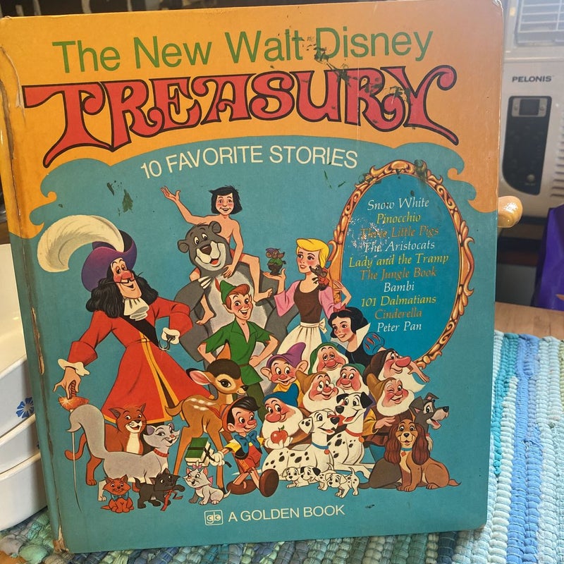 Vintage Golden Book Disney Treasury 