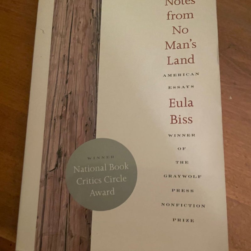 Notes from no man’s land : american essays