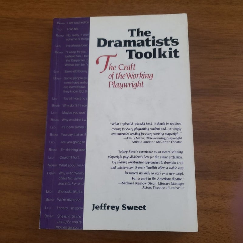 Dramatists Toolkit,the Craft of the Working Playwright