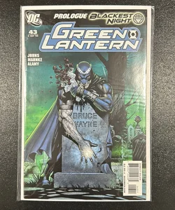 Green Lantern # 43 Sep 2009 Prologue Blackest Night DC Comics