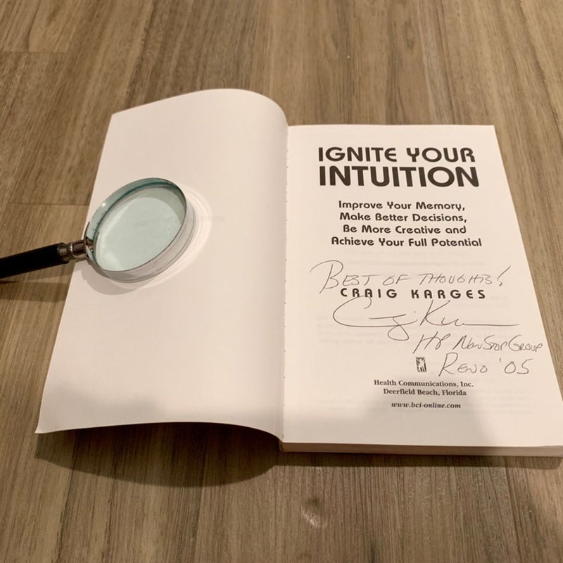 SIGNED—Ignite Your Intuition