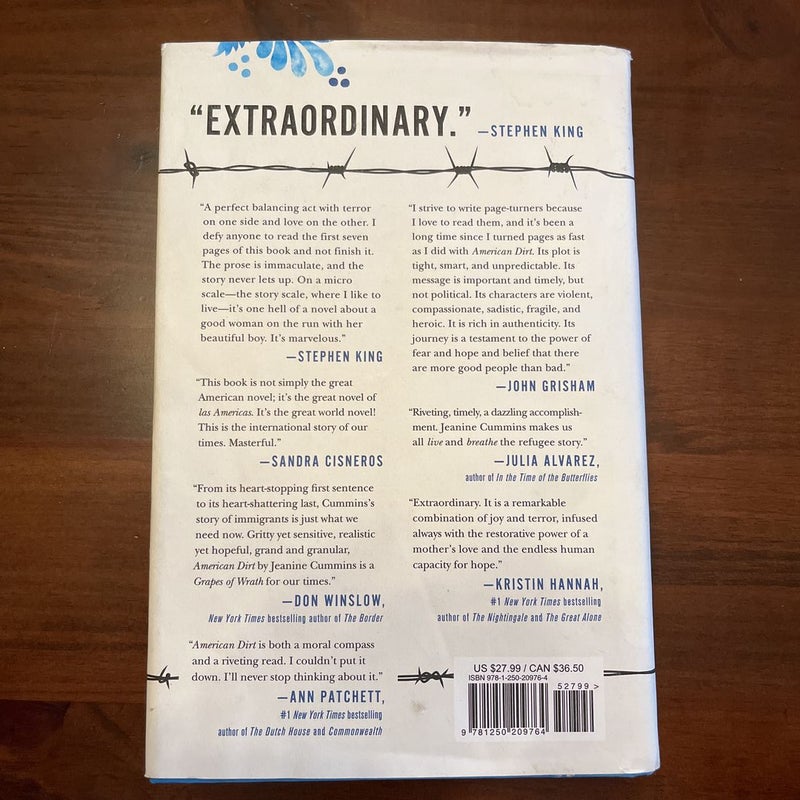 American Dirt HARDCOVER