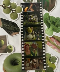 Shrek film strip bookmark 