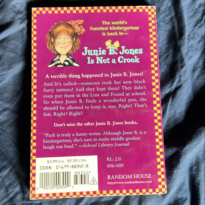 Junie B Jones Is Not A Crook