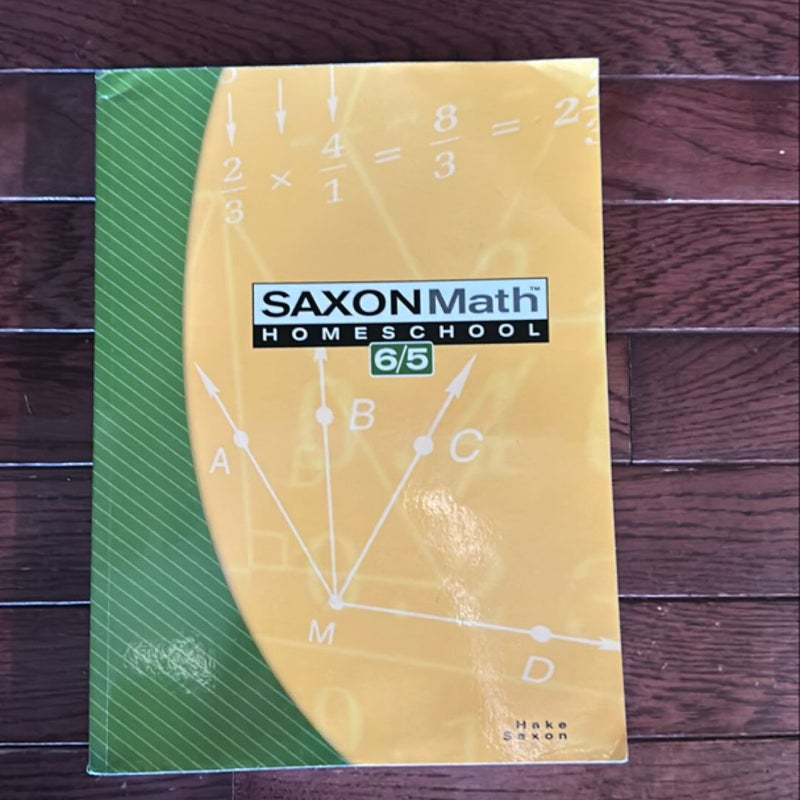 Saxon Math 6/5 Homeschool