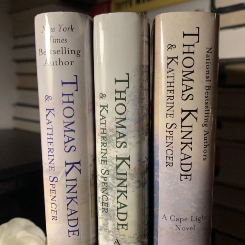Thomas Kinkade 5-Book Lot Bundle A Christmas Promise Cape Light & More 