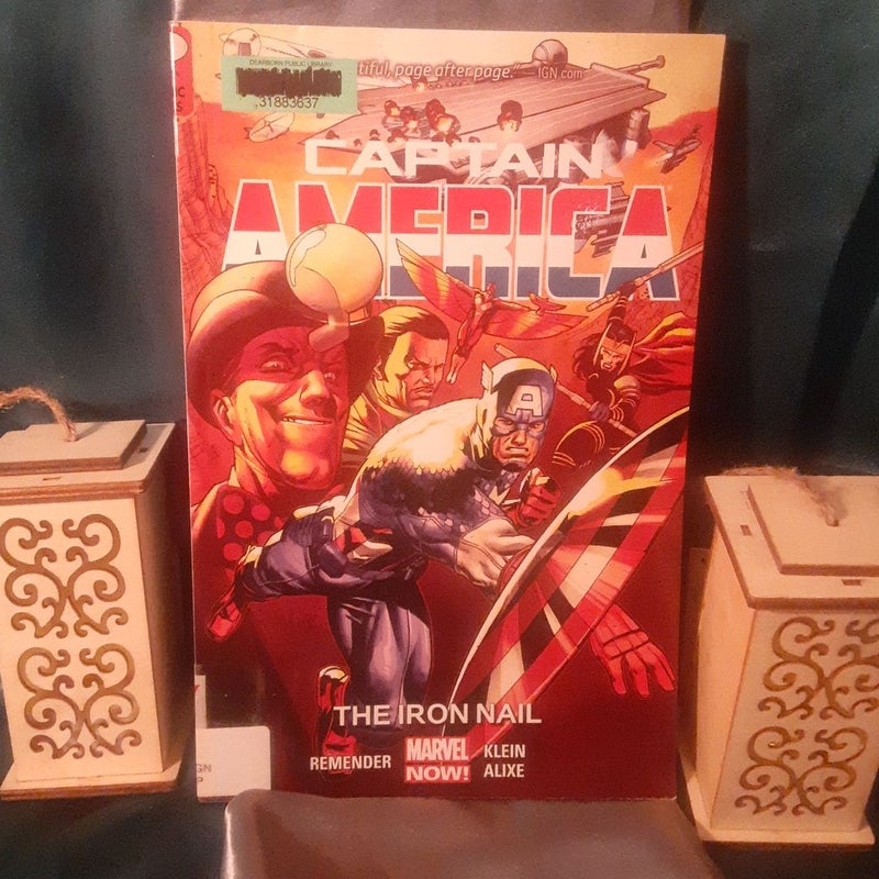Captain America Volume 4 The Iron Nail (ex-library tpb)