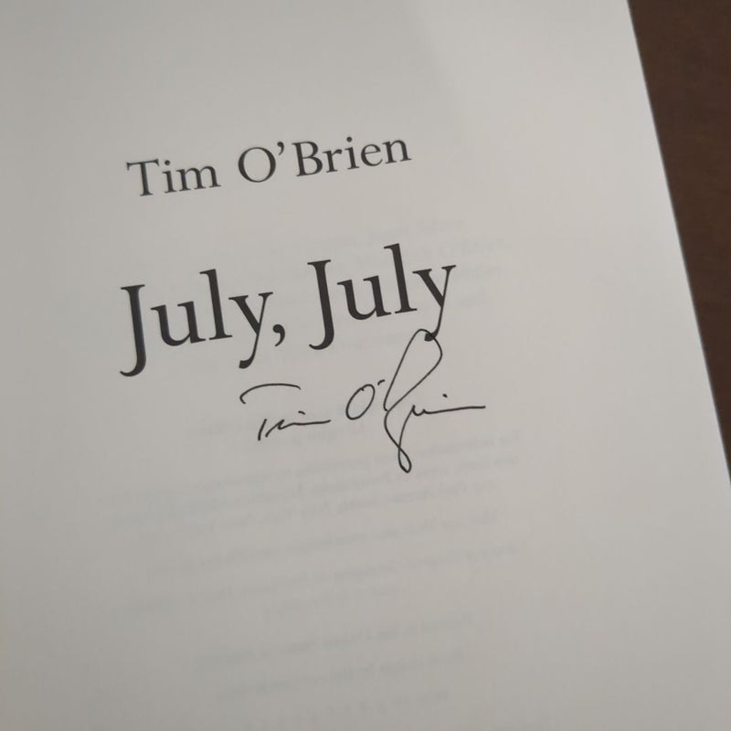 July, July  [Signed] 