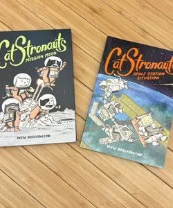2 books:  Books 1 & 3  CatStronauts: Mission Moon and Space Station Situation