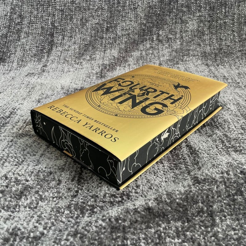 Fourth Wing Waterstones Sprayed edges **First Edition!**