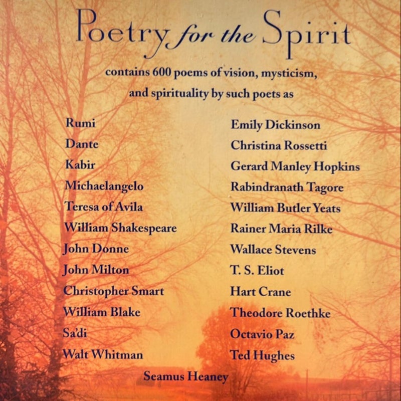 Poetry for the Spirit