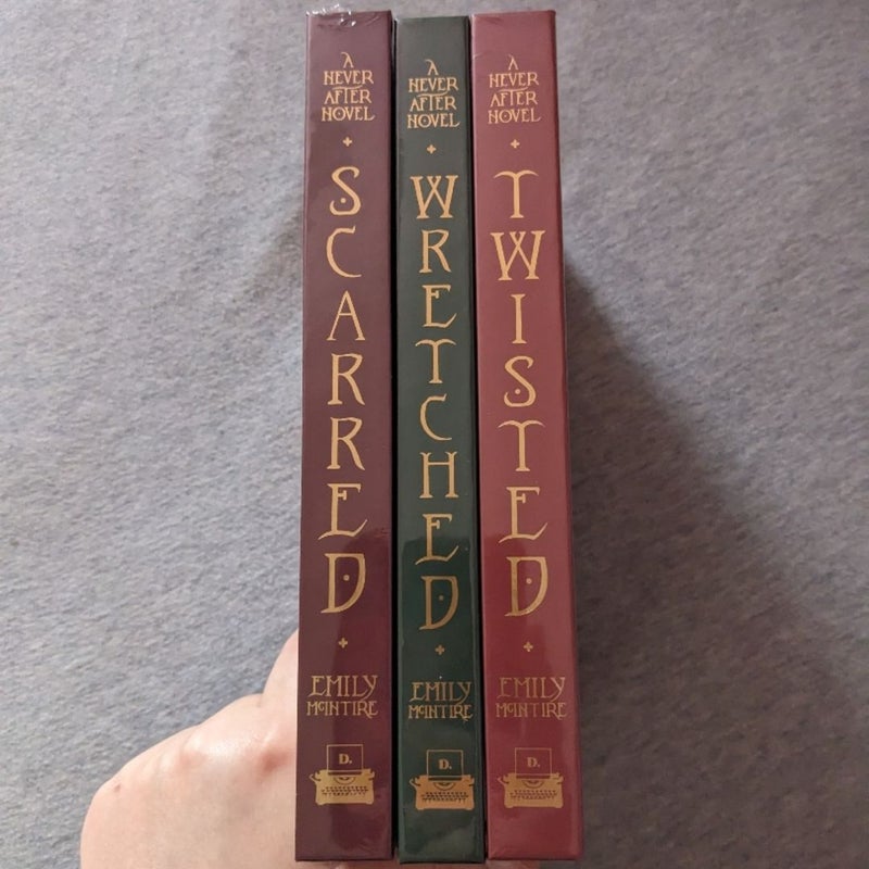 Full Bookish Box Never After Series 4 Books