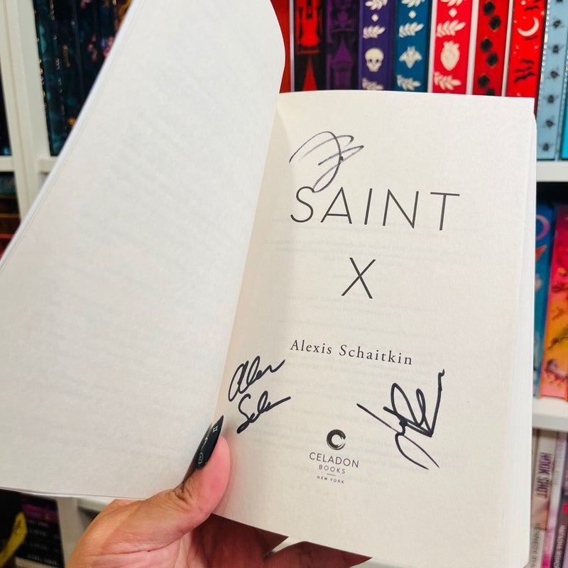 Saint X SIGNED BY AUTHOR AND ACTORS