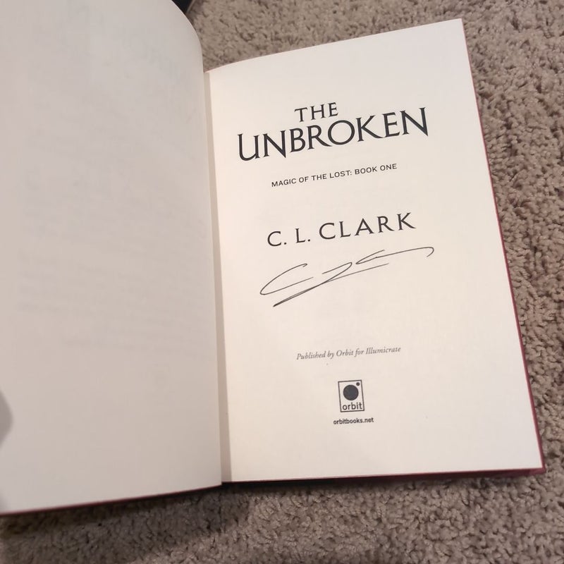 The Unbroken Illumicrate signed edition 