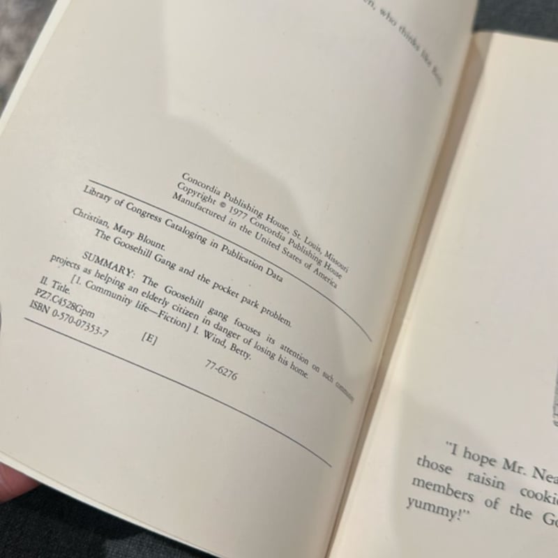 The Pocket Park Problem