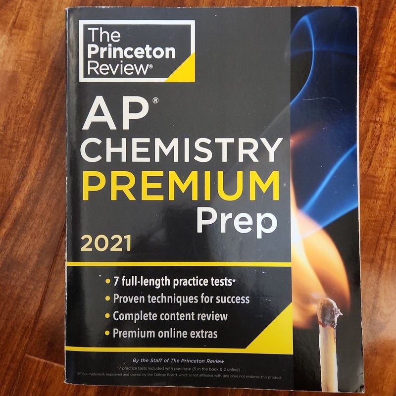 Princeton Review AP Chemistry Premium Prep 2021