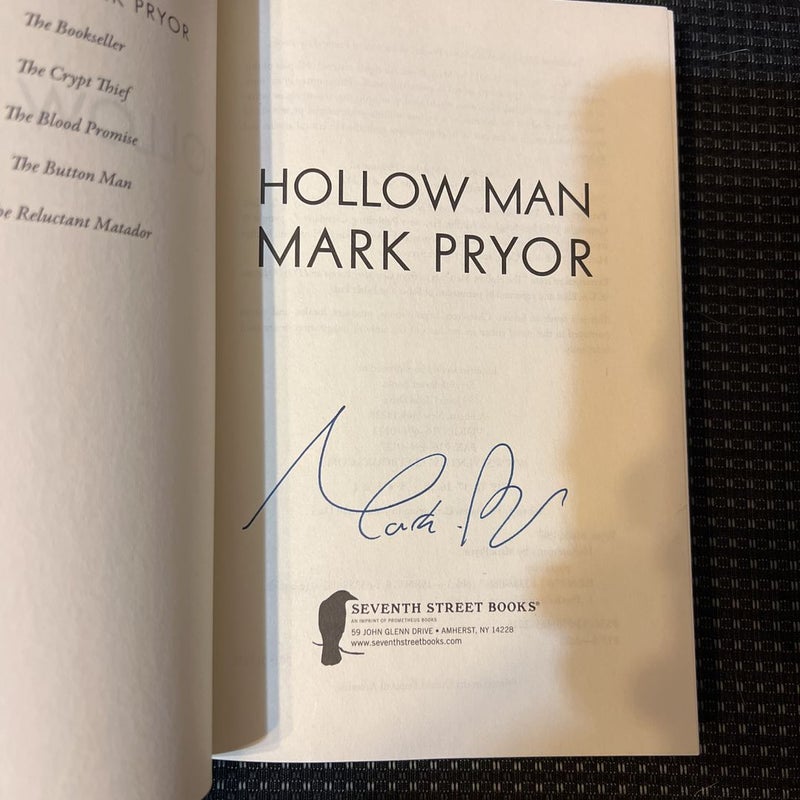 Hollow Man (signed by author)