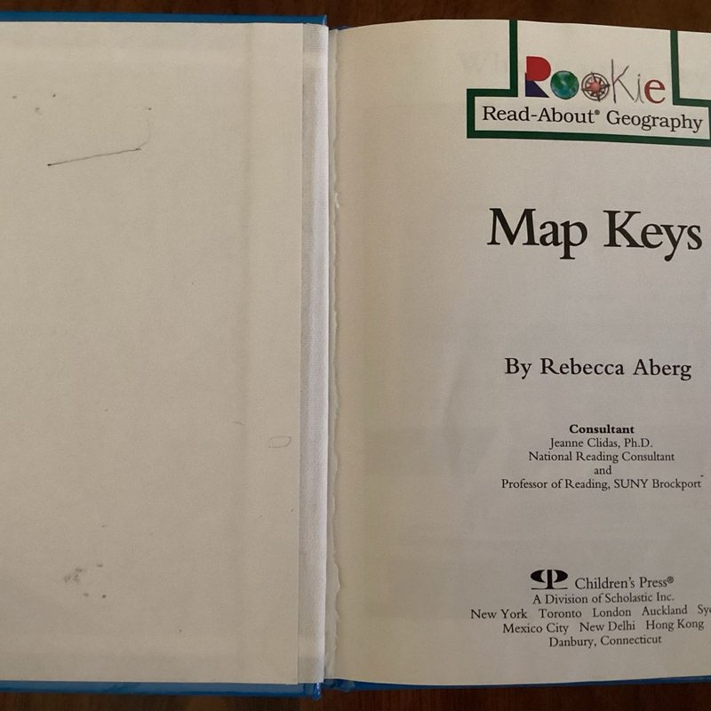 Map Keys by Rebecca Aberg
